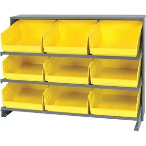 QUANTUM STORAGE SYSTEMS QPRHA-209YL Pick Rack 12d x 36w x 21h 9 Bins Yellow | AB7XAY 24K068