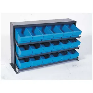 QUANTUM STORAGE SYSTEMS QPRHA-601BL Sloped Shelving System 12 Inch D 36 Inch Width | AF3XJM 8E988