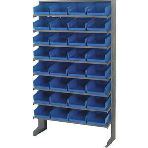 QUANTUM STORAGE SYSTEMS QPRS-107BL Sloped Shelving 4h x 8-3/8w x 11-7/8d | AF4WPL 9MHF2