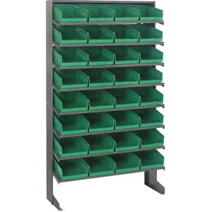 QUANTUM STORAGE SYSTEMS QPRS-107GN Sloped Shelving 4h x 8-3/8w x 11-7/8d | AF4DWU 8TKN0