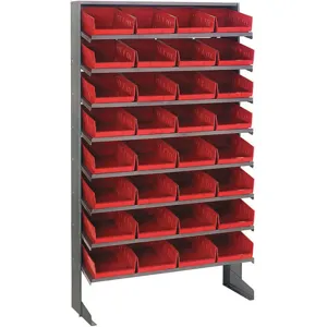 QUANTUM STORAGE SYSTEMS QPRS-107RD Sloped Shelving 4h x 8-3/8w x 11-7/8d | AF4YTV 9R954