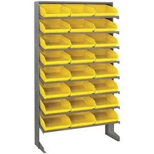 QUANTUM STORAGE SYSTEMS QPRS-109YL Sloped Shelving System 12 Inch D 36 Inch Width | AF4PTG 9EYP0