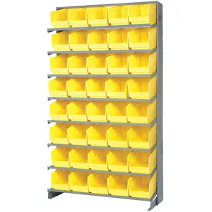 QUANTUM STORAGE SYSTEMS QPRS-202YL Pick Rack 12d x 36w x 60h 40 Bins Yellow | AB7XBA 24K070