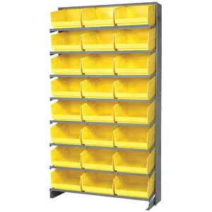 QUANTUM STORAGE SYSTEMS QPRS-209YL Pick Rack 12d x 36w x 60h 24 Bins Yellow | AB7XBC 24K072