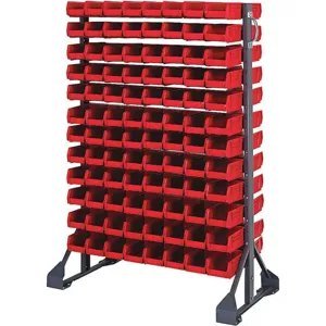 QUANTUM STORAGE SYSTEMS QRU-12D-220-192RD Double Sided Bin Rail Unit 192 Bin Red | AF4PUR 9EZR3