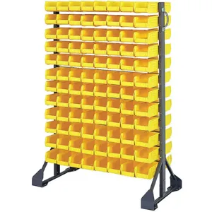 QUANTUM STORAGE SYSTEMS QRU-12D-220-192YL Double Sided Bin Rail Unit 192 Bin Yellow | AF4TDF 9J687