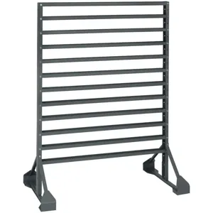 QUANTUM STORAGE SYSTEMS QRU-12D Floor Rack Double Side 12 Rail 36 x 20 x 53 | AC6HJG 33Z140