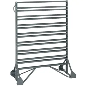 QUANTUM STORAGE SYSTEMS QRU-16D Floor Rack Double Side 16 Rail 36 x 20 x 53 | AC6HJJ 33Z142