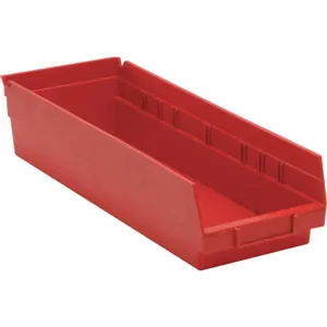 QUANTUM STORAGE SYSTEMS QSB104RD Shelf Bin 17-7/8 Inch Length 6-5/8 Inch Width 4 Inch Height | AF4KWL 8ZFW5