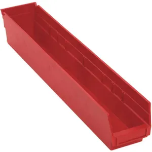 QUANTUM STORAGE SYSTEMS QSB105RD Shelf Bin 23-5/8 Inch Length 4-1/8 Inch Width 4 Inch Height | AF3QVM 8C789