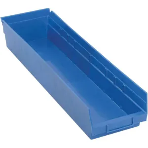 QUANTUM STORAGE SYSTEMS QSB106BL Shelf Bin 23-5/8 Inch Length 6-5/8 Inch Width 4 Inch Height | AF4JDJ 8Y081