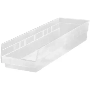 QUANTUM STORAGE SYSTEMS QSB106CL Shelf Bin 23-5/8 Inch Length 6-5/8 Inch Width 4 Inch Height | AE8MVQ 6ECF4