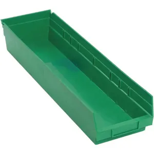 QUANTUM STORAGE SYSTEMS QSB106GN Shelf Bin 23-5/8 Inch Length 6-5/8 Inch Width 4 Inch Height | AF6ADV 9TZU8