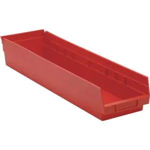 QUANTUM STORAGE SYSTEMS QSB106RD Shelf Bin 23-5/8 Inch Length 6-5/8 Inch Width 4 Inch Height | AF4MKW 9CHR8