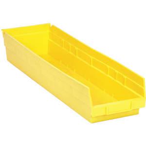 QUANTUM STORAGE SYSTEMS QSB106YL Shelf Bin 23-5/8 Inch Length 6-5/8 Inch Width 4 Inch Height | AF4VMU 9LG54