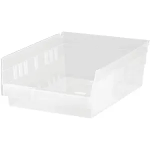 QUANTUM STORAGE SYSTEMS QSB107CL Shelf Bin 11-5/8 Inch Length 8-3/8 Inch Width 4 Inch Height | AE8MVH 6ECE7