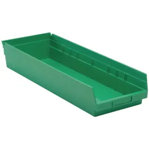 QUANTUM STORAGE SYSTEMS QSB114GN Shelf Bin 23-5/8 Inch Length 8-3/8 Inch Width 4 Inch Height | AF3QWF 8C926