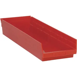 QUANTUM STORAGE SYSTEMS QSB114RD Shelf Bin 23-5/8 Inch Length 8-3/8 Inch Width 4 Inch Height | AF3QWG 8C927