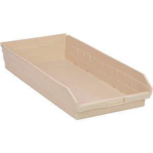 QUANTUM STORAGE SYSTEMS QSB116IV Shelf Bin 23-5/8 Inch Length 4 Inch H Ivory | AF3QWH 8C961