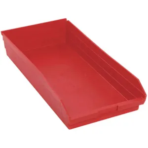 QUANTUM STORAGE SYSTEMS QSB116RD Shelf Bin 23-5/8 Inch Length 4 Inch H Red | AF4FYK 8VMW5