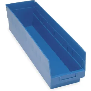 QUANTUM STORAGE SYSTEMS QSB206BL Shelf Bin 23-5/8 Inch Length 6-5/8 Inch Width 6 inch Height | AC4FXZ 2ZMP7