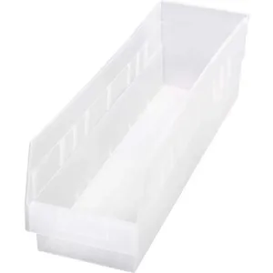 QUANTUM STORAGE SYSTEMS QSB206CL Shelf Bin 23-5/8 x 6-5/8 x 6 In. | AG6WGE 49H223