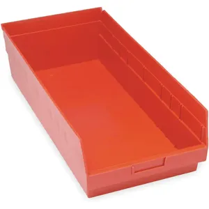 QUANTUM STORAGE SYSTEMS QSB216RD Shelf Bin 23-5/8 Inch Length 6 Inch H Red | AC4FZH 2ZMV2