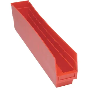 QUANTUM STORAGE SYSTEMS QSB805RD Shelf Bin 23-5/8 Inch Length 4-3/8 Inch Width 8 inch Height | AC6HQX 33Z298