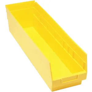 QUANTUM STORAGE SYSTEMS QSB806YL Shelf Bin 23-5/8 Inch Length 6-5/8 Inch Width 8 inch Height | AC6HRA 33Z303