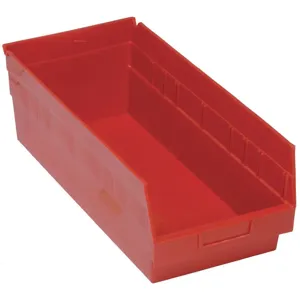 QUANTUM STORAGE SYSTEMS QSB808RD Shelf Bin 17-7/8 Inch Length 8-3/8 Inch Width 8 Inch Height | AC6HRF 33Z308