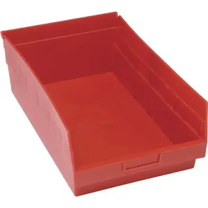 QUANTUM STORAGE SYSTEMS QSB810RD Shelf Bin 17-7/8 Inch Length 8 Inch H Red | AC6HRM 33Z314