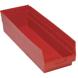 QUANTUM STORAGE SYSTEMS QSB814RD Shelf Bin 23-5/8 Inch Length 8-3/8 Inch Width 8 inch Height | AC6HRQ 33Z317