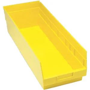 QUANTUM STORAGE SYSTEMS QSB814YL Shelf Bin 23-5/8 Inch Length 8-3/8 Inch Width 8 inch Height | AC6HRR 33Z318