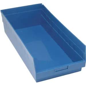 QUANTUM STORAGE SYSTEMS QSB816BL Shelf Bin 23-5/8 Inch Length 8 Inch H Blue | AC6HRT 33Z319