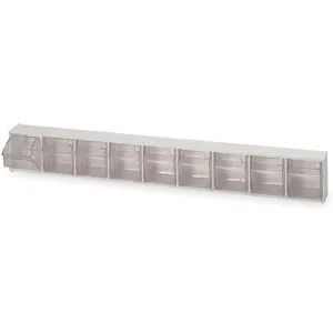 QUANTUM STORAGE SYSTEMS QTB309IV Bins 9 Tip Out Ivory | AB3VEF 1VH78