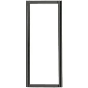 QUANTUM STORAGE SYSTEMS QTF24 Tip Out Bin Wall Frame W24 Inch H24 Inch Black | AC3FPM 2TB21