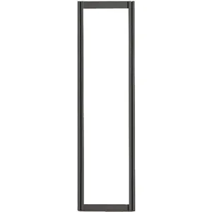 QUANTUM STORAGE SYSTEMS QTF48 Tip Out Bin Wall Frame W24 Inch H48 Inch Black | AC3FPN 2TB22