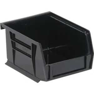 QUANTUM STORAGE SYSTEMS QUS200BR Hang And Stack Bin 4-3/8 Inch Length Black | AD4RQM 43Y402