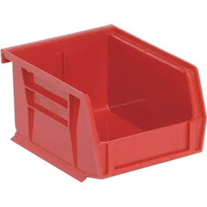 QUANTUM STORAGE SYSTEMS QUS210RD Hang/stack Bin 5-3/8l x 4-1/8w Red | AF3QWE 8C925