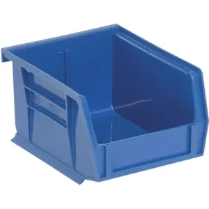 QUANTUM STORAGE SYSTEMS QUS210BL Hang/stack Bin 5-3/8l x 4-1/8w Blue | AF4NUU 9DUW8