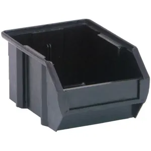 QUANTUM STORAGE SYSTEMS QUS210CO Esd Conductive Bin 5-3/8 x 4-1/8 x 3 Inch Black | AD9GJA 4RR35