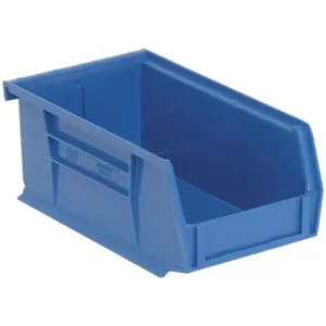 QUANTUM STORAGE SYSTEMS QUS220BL Hang/stack Bin 7-3/8l x 4-1/8w Blue | AF3QWY 8CA58