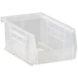 QUANTUM STORAGE SYSTEMS QUS220CL Hang And Stack Bin 7-3/8 Inch Length Clear | AA2GPC 10H837