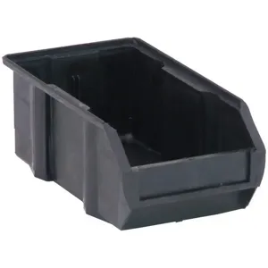 QUANTUM STORAGE SYSTEMS QUS220CO Esd Conductive Bin 7-3/8 x 4-1/8 x 3 Inch Black | AD9GJB 4RR36