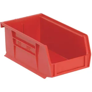 QUANTUM STORAGE SYSTEMS QUS220RD Hang/stack Bin 7-3/8l x 4-1/8w Red | AF4EMR 8TT57