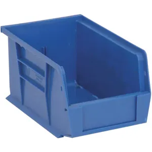 QUANTUM STORAGE SYSTEMS QUS221BL Hang And Stack Bin 6 Inch Width 5 Inch H Blue | AC6HRX 33Z323