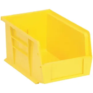 QUANTUM STORAGE SYSTEMS QUS221YL Hang And Stack Bin 6 Inch Width 5 Inch H Yellow | AC6HTB 33Z327