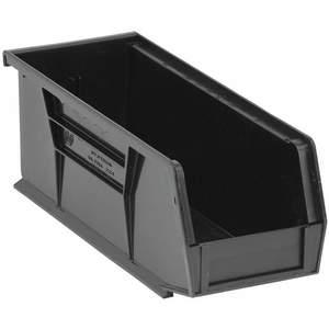 QUANTUM STORAGE SYSTEMS QUS224BK Hang And Stack Bin 10-7/8 Inch Length Black | AC6HTC 33Z328