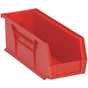 QUANTUM STORAGE SYSTEMS QUS224RD Hang/stack Bin 10-7/8l x 4-1/8w Red | AF4DVZ 8TK82