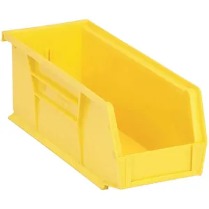 QUANTUM STORAGE SYSTEMS QUS224YL Hang/stack Bin 10-7/8l x 4-1/8w Yellow | AF4YTB 9R516